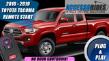 2016 - 2019 Toyota Tacoma Remote Starter w/ Takeover Plug & Play Kit for Push Start