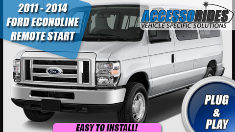 2011 - 2014 Ford Econoline E-150 E-250 E-350 Remote Start Plug & Play - KEY START