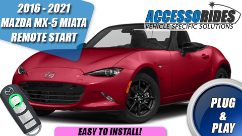2016 - 2021 Mazda MX-5 Miata Remote Start Plug & Play