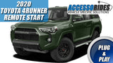 2020 2021 Toyota 4Runner Remote Starter Plug & Play Kit for Push Start (Door Shutdown)