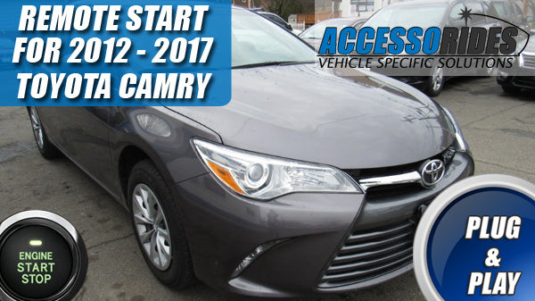 Remote Start for Toyota Camry - 2012 - 2017 Plug & Play - PUSH START ...