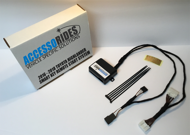 Remote start for hot sale 2018 toyota highlander