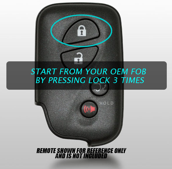 Lexus remote start key outlet fob