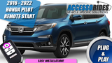 Honda HR-V HRV Remote Start for 2016 - 2022 - Plug & Play - PUSH START