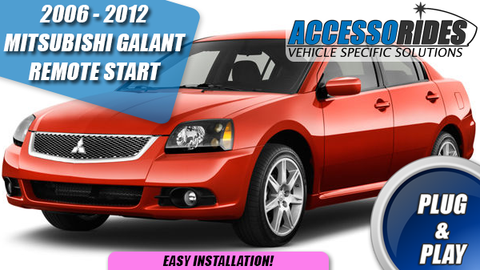 2006 - 2012 Mitsubishi Galant Key Remote Start - Plug & Play