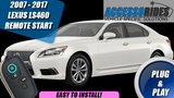 2007 - 2017 Lexus LS460 Remote Starter Plug & Play Kit for Push Start