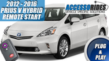 Remote Start for 2012 - 2016 Toyota Prius V Hybrid 100% Plug & Play - PUSH START