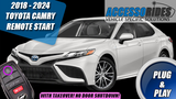 2018 - 2024 Toyota Camry Remote Starter w/ Takeover Plug & Play Kit for Push Start