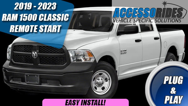 2019 2023 Dodge RAM 1500 CLASSIC Remote Start Plug Play