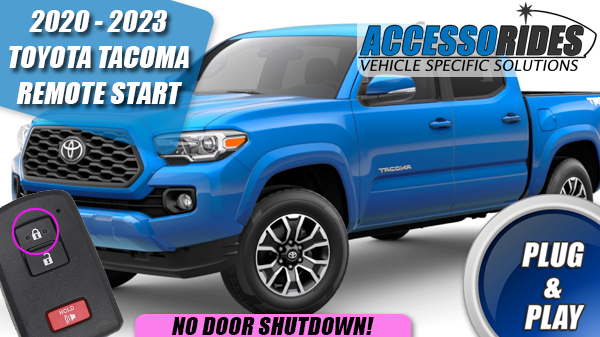 2020 2023 Toyota Tacoma Remote Starter w Takeover Plug Play Kit for Push Start