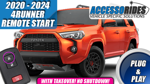 2020 - 2024 Toyota 4Runner Remote Starter w/ Takeover Plug & Play Kit for Push Start