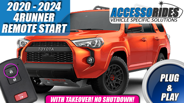 2020 - 2024 Toyota 4Runner Remote Starter w/ Takeover Plug & Play Kit for  Push Start
