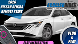 2026 Nissan Sentra Remote Start Kit - Plug & Play - PUSH START