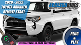 Remote Start for 2020 2021 2022 Toyota 4Runner - Plug & Play  - KEY START