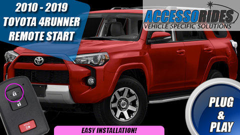 Remote Start Kit for 2010 - 2019 Toyota 4Runner - 100% Plug & Play - PUSH START
