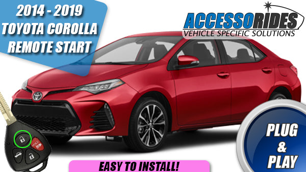 2016 corolla on sale remote start