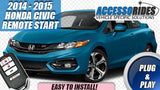 2014 2015 Honda Civic Remote Start Plug & Play