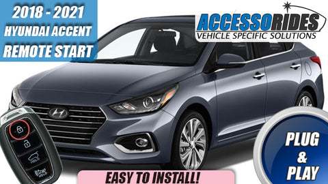 2018 2021 Hyundai Accent remote start plug and play