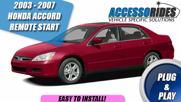 2003 2007 Honda Accord Remote Start w KEY START Plug Play