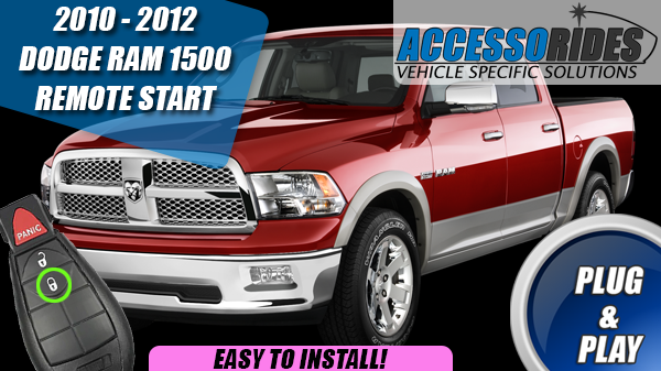 2010 2012 Dodge Ram 1500 Remote Start Plug Play