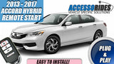 2013 2017 Honda Accord Hybrid Remote Start Plug & Play