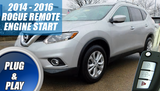 2014 2015 2016 Nissan Rogue Remote Starter Plug & Play Key START