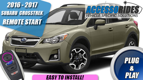 Subaru Crosstrek Remote Start Kit for 16 - 17 - 100% Plug & Play - Push Start