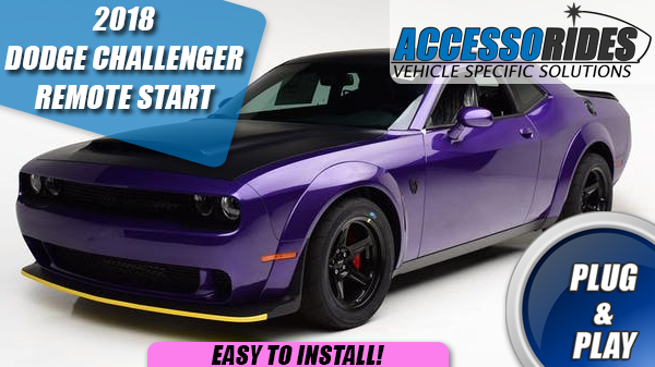 2018 Dodge Challenger Remote Start Plug Play