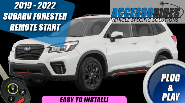 Subaru Forester Remote Start Kit for 2019 2022 Plug Play KEY Start