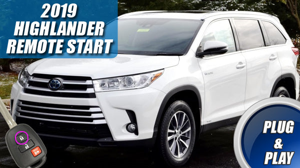 2019 highlander deals remote start