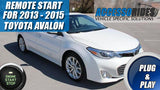 2013 - 2015 Toyota Avalon Remote Start PTS