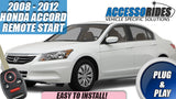 2008 - 2012 Honda Accord Remote Start KEY START - Plug & Play