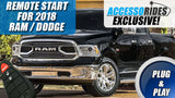 Dodge Ram Key Start Remote Start 2018 - 2019