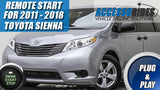 2011 - 2018 Toyota Sienna Remote Start Plug & Play