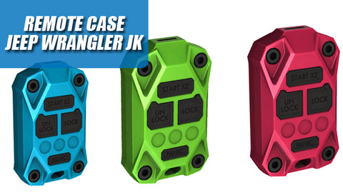 Upgraded AJT Design Remote Fob Case for Jeep Wrangler JK